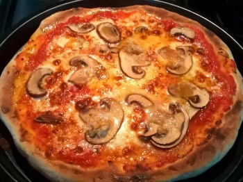 PIZZA ,COTTA SOLO COL GRILL